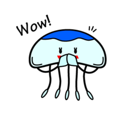 Lovely Jellyfish Sticker sticker #4778307