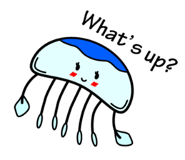 Lovely Jellyfish Sticker sticker #4778308