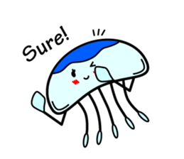 Lovely Jellyfish Sticker sticker #4778309