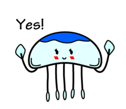 Lovely Jellyfish Sticker sticker #4778310