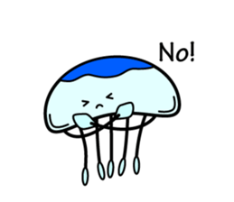 Lovely Jellyfish Sticker sticker #4778311