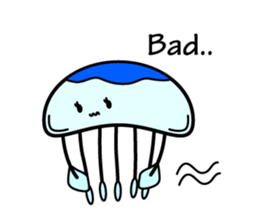 Lovely Jellyfish Sticker sticker #4778313