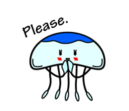 Lovely Jellyfish Sticker sticker #4778319