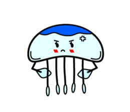 Lovely Jellyfish Sticker sticker #4778320