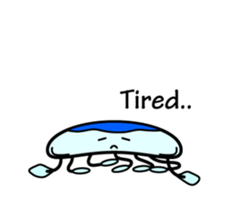 Lovely Jellyfish Sticker sticker #4778323