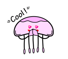 Lovely Jellyfish Sticker sticker #4778329