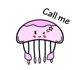 Lovely Jellyfish Sticker sticker #4778330