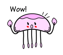 Lovely Jellyfish Sticker sticker #4778334