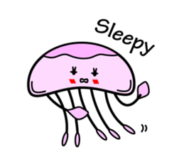Lovely Jellyfish Sticker sticker #4778338