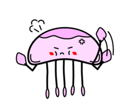 Lovely Jellyfish Sticker sticker #4778340