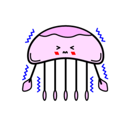 Lovely Jellyfish Sticker sticker #4778341