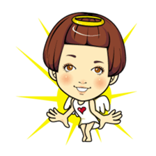 Changing clothes Momo-chan 1 sticker #4778633