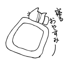 moody cat! sticker #4778915