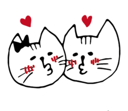 moody cat! sticker #4778929