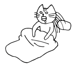 moody cat! sticker #4778934