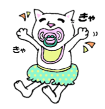 Cat Parenting Struggles sticker #4780548