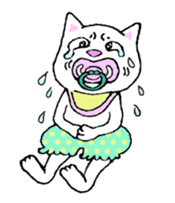 Cat Parenting Struggles sticker #4780549