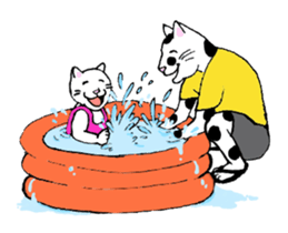 Cat Parenting Struggles sticker #4780555