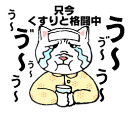 Cat Parenting Struggles sticker #4780557