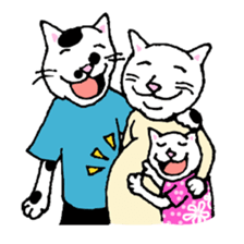 Cat Parenting Struggles sticker #4780559