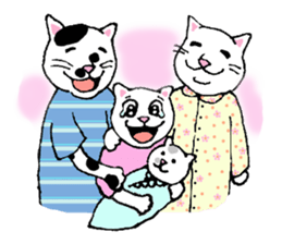 Cat Parenting Struggles sticker #4780560