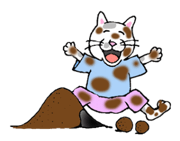 Cat Parenting Struggles sticker #4780567