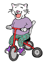 Cat Parenting Struggles sticker #4780568