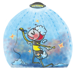 Brother Bee has got your back ! sticker #4780590