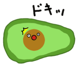 DailyLife of Avocado-chan sticker #4781009