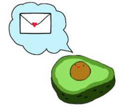 DailyLife of Avocado-chan sticker #4781011