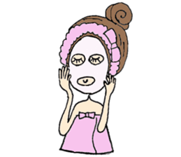 Lady Beautyko-san sticker #4781145