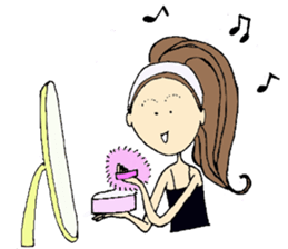 Lady Beautyko-san sticker #4781146