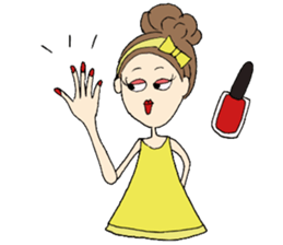 Lady Beautyko-san sticker #4781147