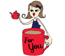 Lady Beautyko-san sticker #4781148