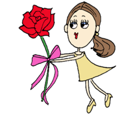 Lady Beautyko-san sticker #4781150