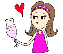 Lady Beautyko-san sticker #4781151