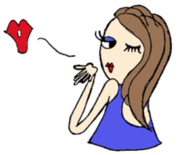 Lady Beautyko-san sticker #4781155