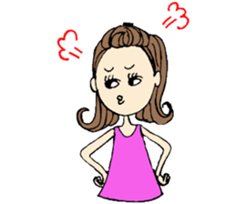 Lady Beautyko-san sticker #4781158