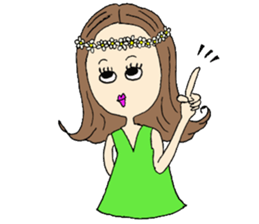 Lady Beautyko-san sticker #4781161