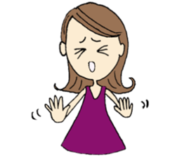 Lady Beautyko-san sticker #4781164