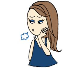 Lady Beautyko-san sticker #4781165