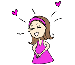 Lady Beautyko-san sticker #4781170