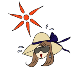 Lady Beautyko-san sticker #4781173