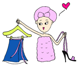 Lady Beautyko-san sticker #4781180