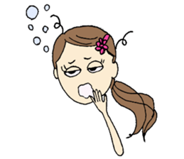 Lady Beautyko-san sticker #4781182