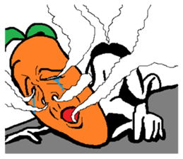 Hardcore Carrot sticker #4781594