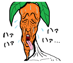 Hardcore Carrot sticker #4781595