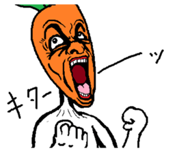 Hardcore Carrot sticker #4781598