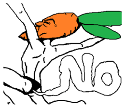 Hardcore Carrot sticker #4781604