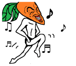 Hardcore Carrot sticker #4781610